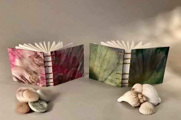 Pink stones and Sea Shells, Miniature journals